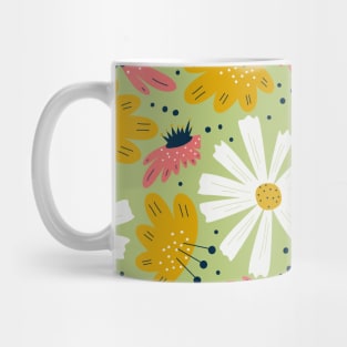 Scandinavian Spring Flowers Mug